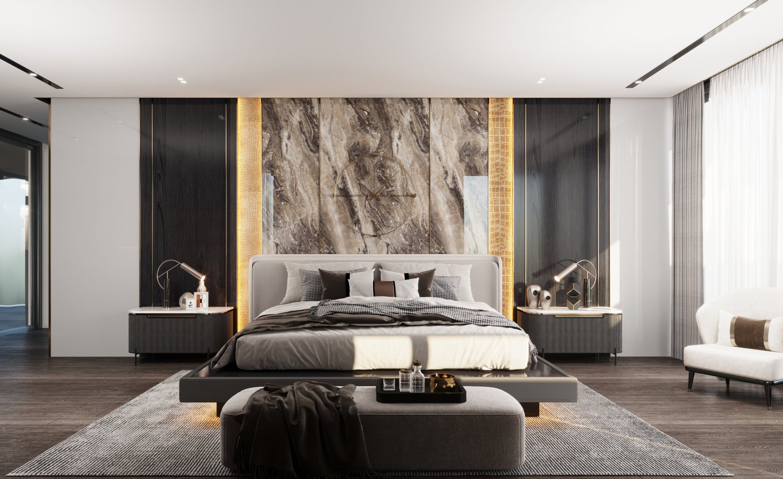 Mua chung cư 2 ngủ tầng cao tòa P5 diện tích 63.13m2 Đông Tứ Trạch nội thất CĐT The Parkland